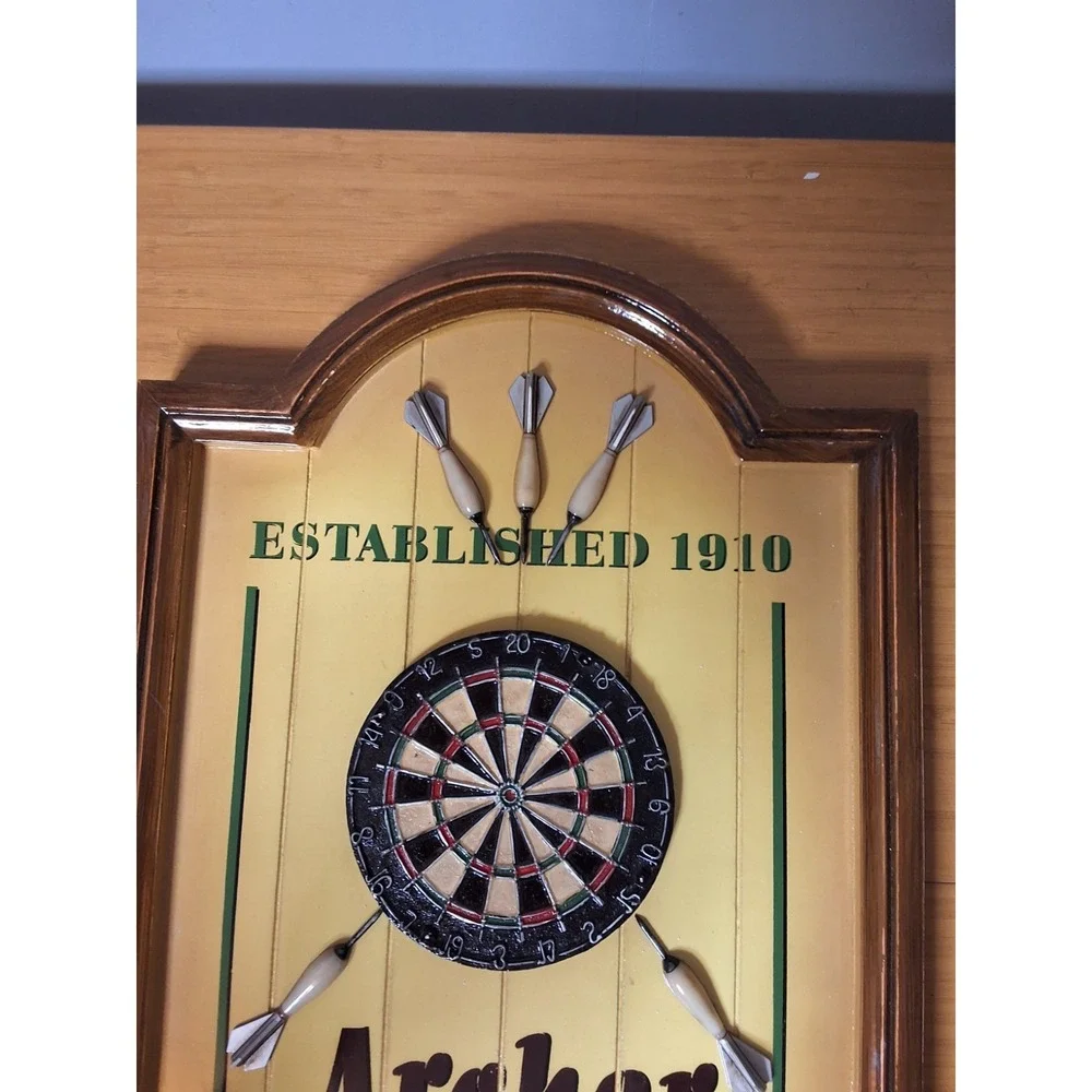Vintage Retro-Style Archer Sports Bar 3D Wooden Wall Plaque. 16